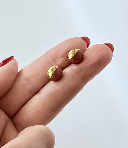 Porcelánové náušnice 