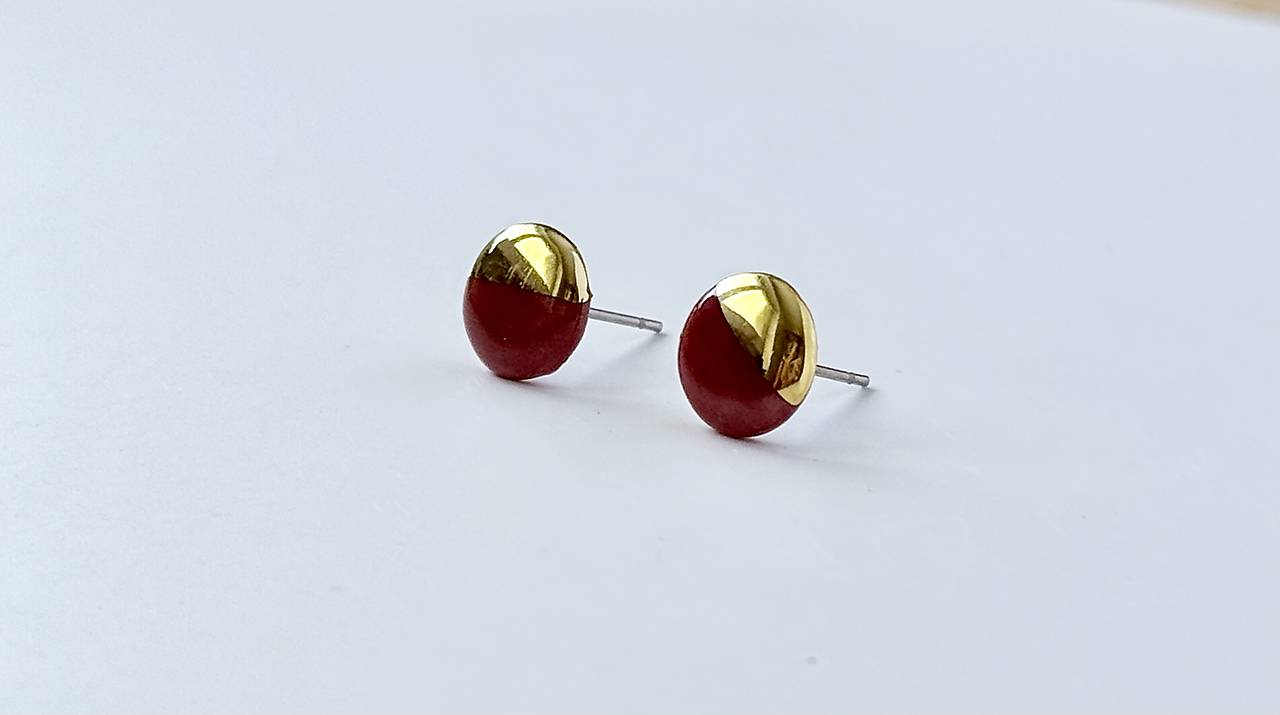 Porcelánové náušnice 