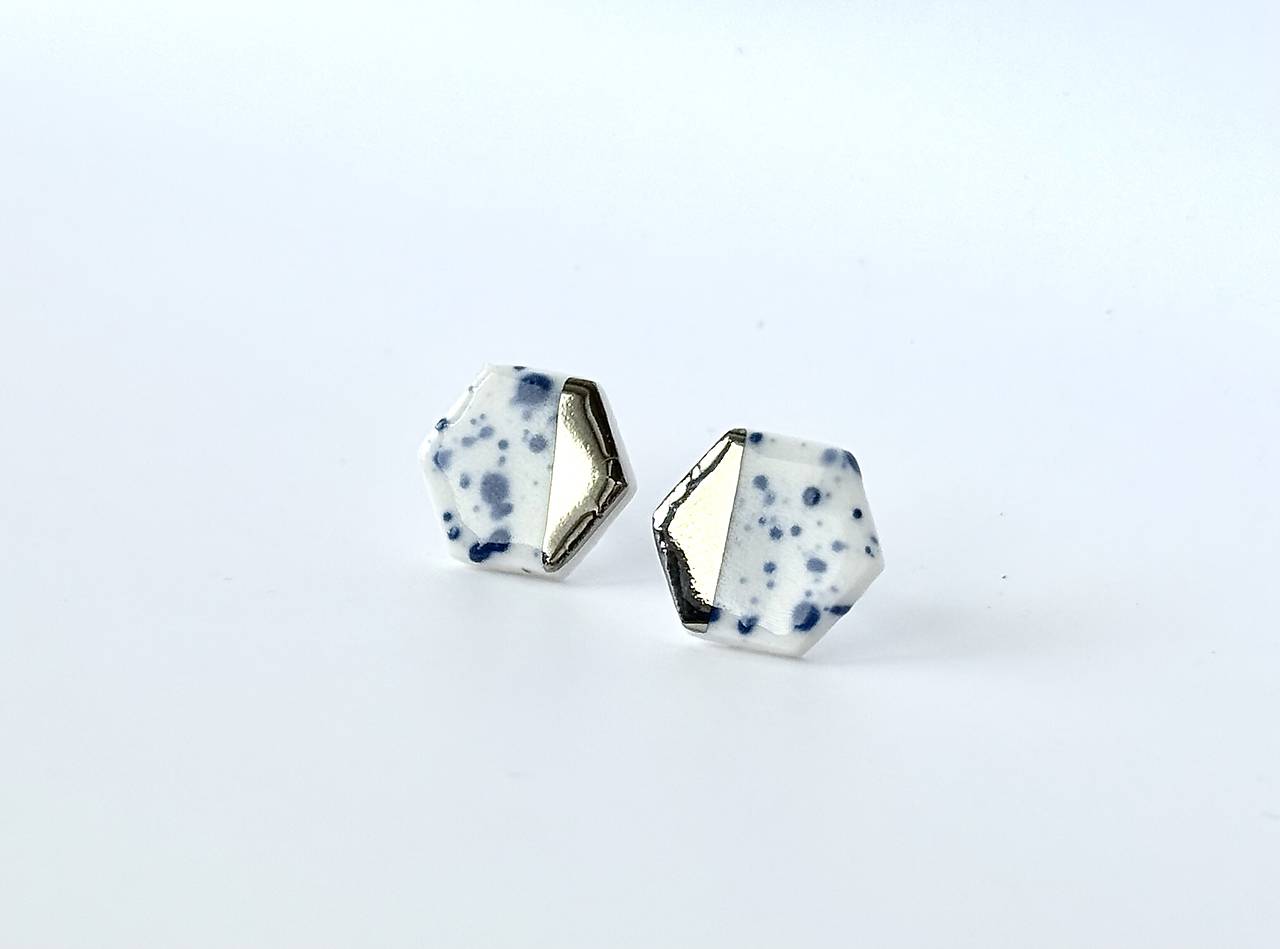 Porcelánové náušnice 