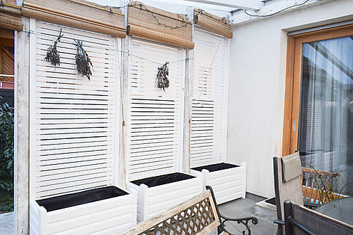 Nádoby - Dĺžka 100cm - Kvetináč - Záhon so zástenou VIKI Z180  - 17618256_