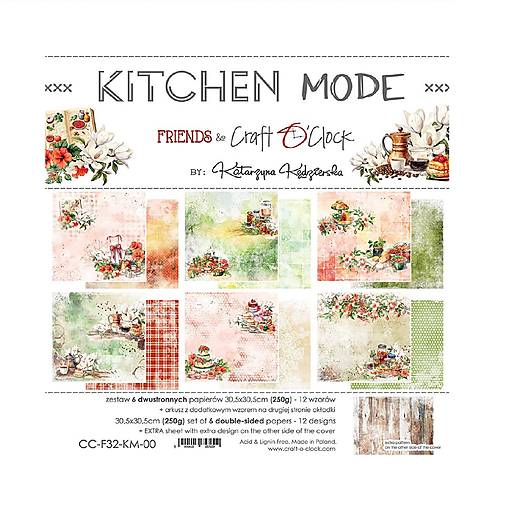 Papier - Scrapbook papier Kitchen Mode 12 x 12 - 17620965_