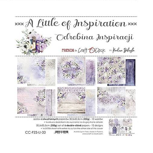 Papier - Scrapbook papier A Little of Inspiration 12 x 12 - 17620972_