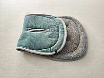 Detský textil - VLNIENKA podložka do kočíka VALCO SNAP 4 Trend 100% merino top super wash Grey Mušelin - 17621268_