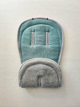 Detský textil - VLNIENKA podložka do kočíka VALCO SNAP 4 Trend 100% merino top super wash Grey Mušelin - 17621270_