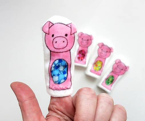 MINI pršteková maňuška  (Prasiatko)