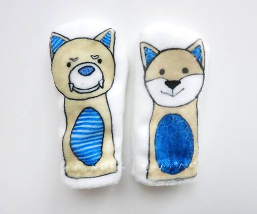 MINI pršteková maňuška  (Vlk)