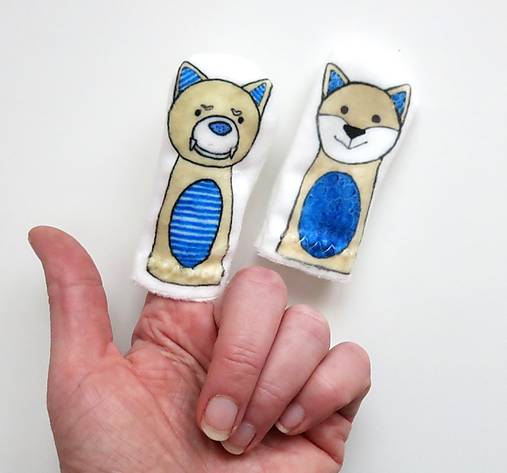 MINI pršteková maňuška  (Vlk)