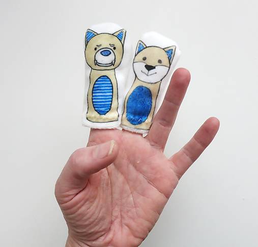 MINI pršteková maňuška  (Vlk)