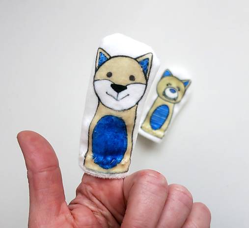 MINI pršteková maňuška  (Vlk)