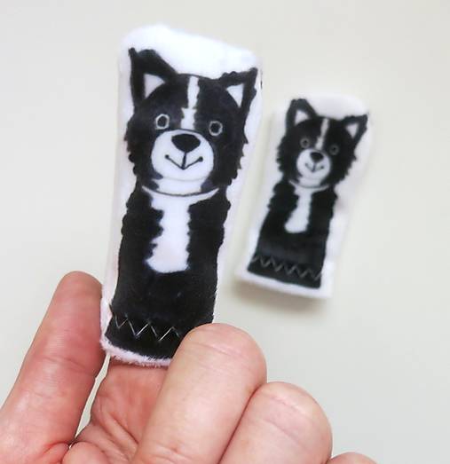 MINI pršteková maňuška (psík)