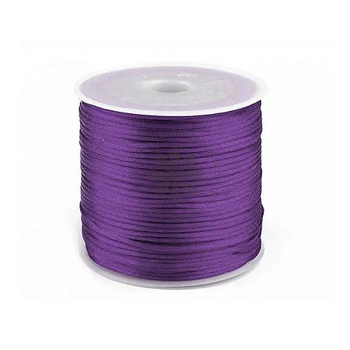 Galantéria - (5770) Saténová šnúrka, 1 mm - 1 cievka (30 metrov) - 17622259_