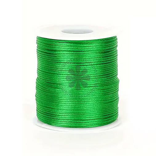 Galantéria - (5775) Saténová šnúrka, 1 mm - 1 cievka (30 metrov) - 17622283_