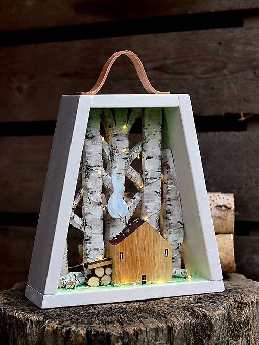 Svietidlá - Lampášik "šepot briez" - 17621357_