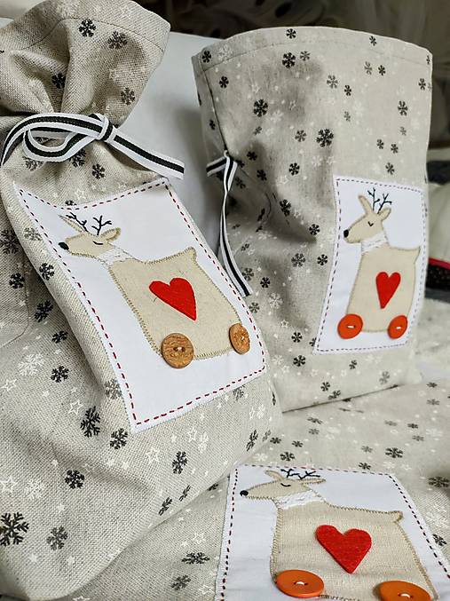 Úžitkový textil - Darčekové vrecká  - 17621467_