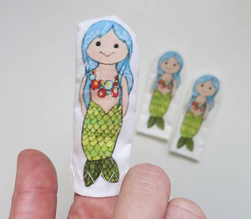 MINI pršteková maňuška (Morská panna)