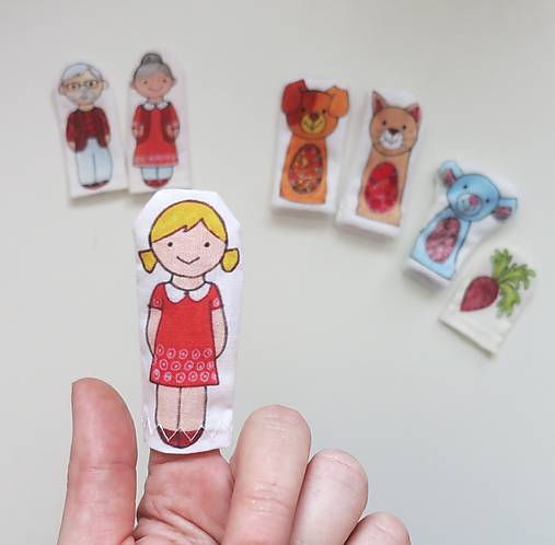 MINI pršteková maňuška (dievčatko)