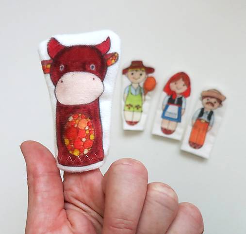 MINI pršteková maňuška (vôl)