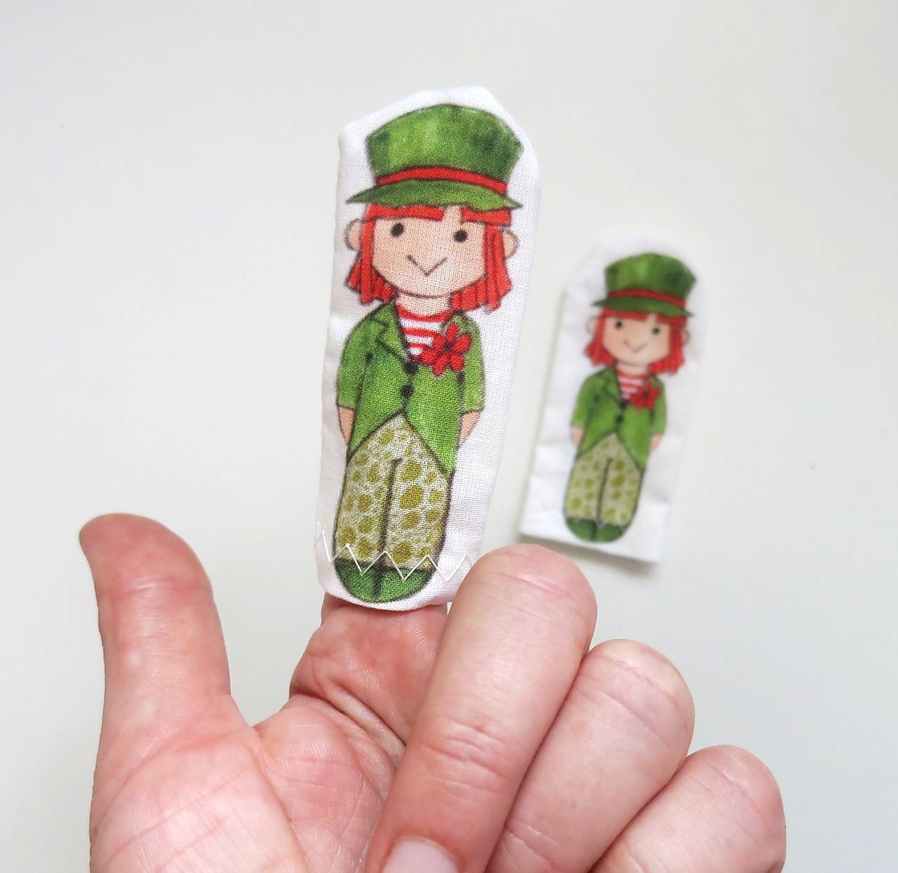 MINI pršteková maňuška - sada Vodník a Morská panna (Vodník)