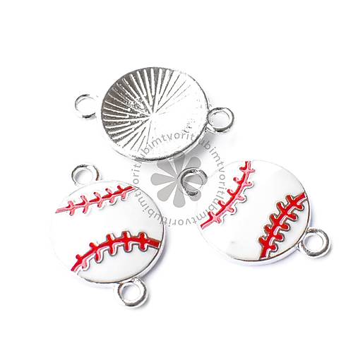 Komponenty - (5745) Medzikus športová lopta, 23x16 mm - 1 ks - 17623260_