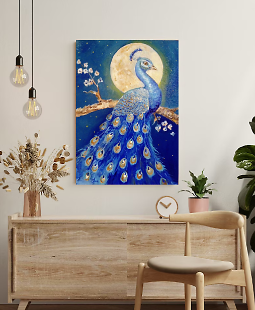 Obrazy - Páv - 17623905_