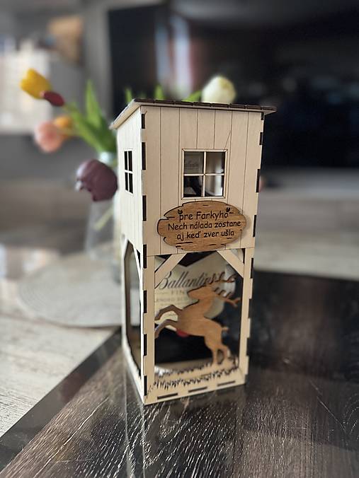 Dekorácie - Darčekový Box - posed na fľašu - 17623411_