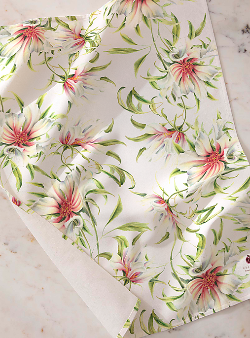 Úžitkový textil - Kuchynská utierka DIVOKÁ PIVONKA - Autorský dizajn - 17623409_