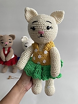 Hračky - mačky/mačičky v sukničke 3 x - 17623797_