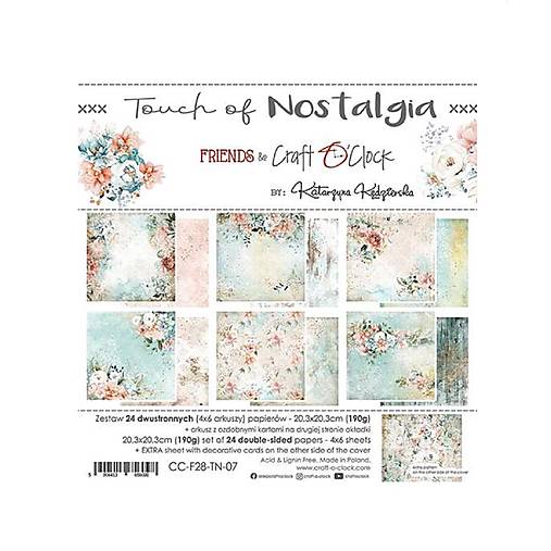 Papier - Scrapbook papier Touch of Nostalgia 8x8 - 17624882_