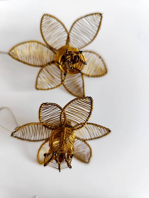 Náušnice - Narcisy - 17625720_