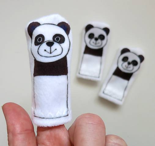 MINI pršteková maňuška - sada exotické zvieratká II
