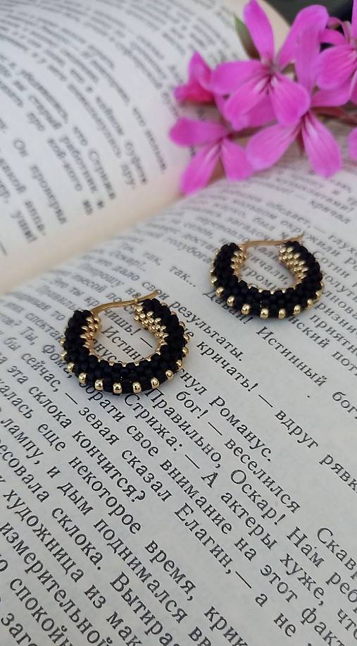 Náušnice - Náušnice "Tieň v kruhu" (Priemer kruhu  2.3 cm - Tyrkysová) - 17624460_