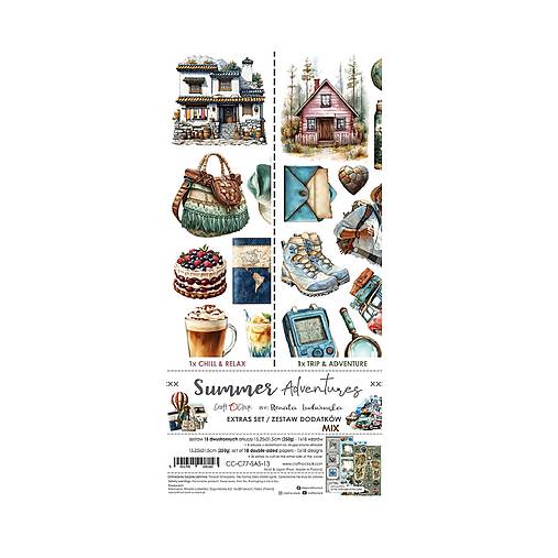 Papier - Scrapbook papier 6x12 Summer Adventures - 17626195_