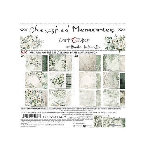 Papier - Scrapbook papier 8 x 8 Cherised Memories Mix - 17626748_
