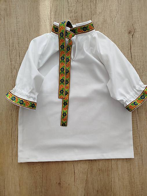 Šaty - Folklórna blúzka - 17626392_