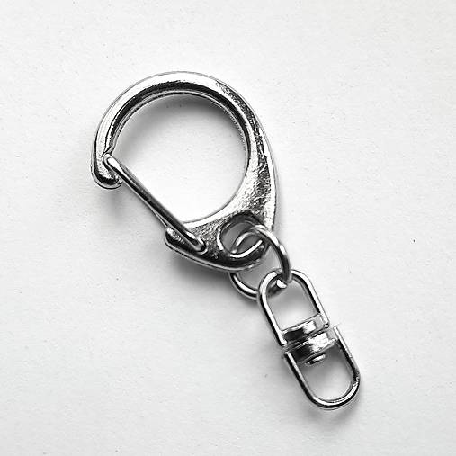 Karabínka 18x40mm-1ks (18x40mm-platina)