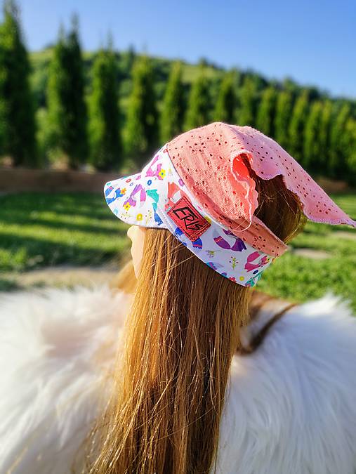 Šatka/čelenka na leto LÍŚKY(farba podľa vlastného výberu)