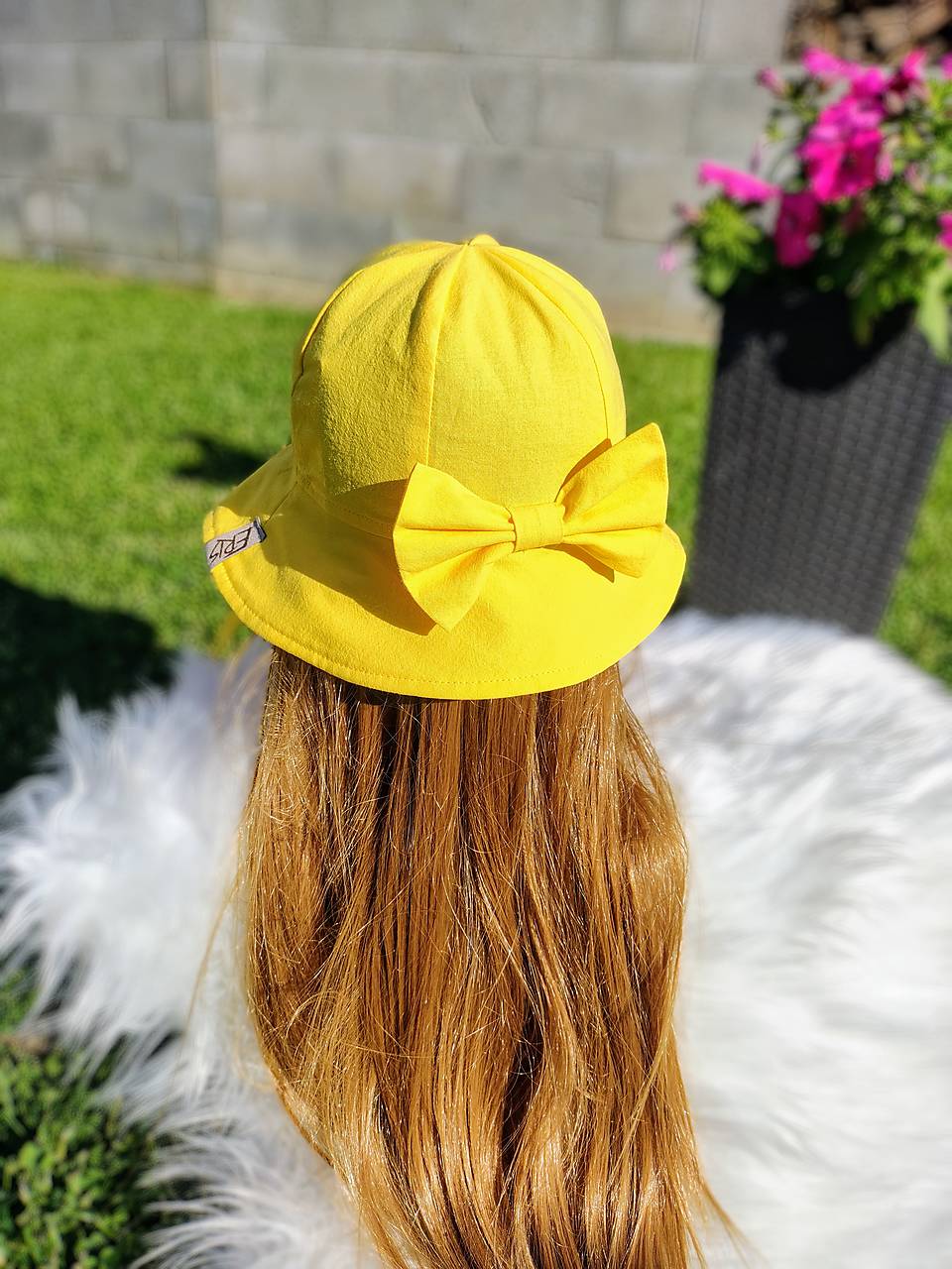Klobúčik na leto ŽLTÝ