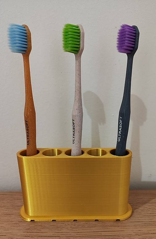 Úložné priestory & Organizácia - Stojan na zubné kefky  - 17625849_