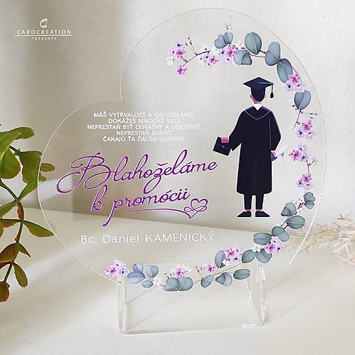 darček ku ukončeniu štúdia, promočný 001CA