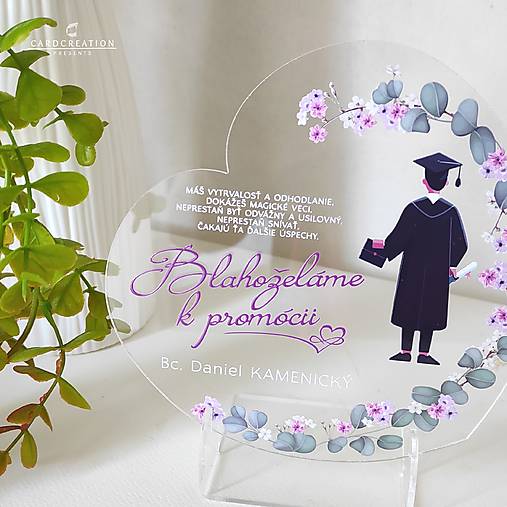 darček ku ukončeniu štúdia, promočný 001CA