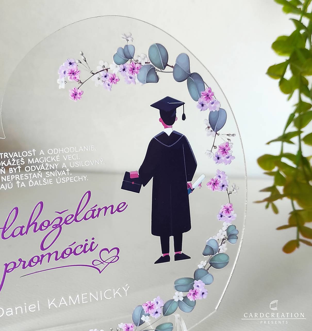 darček ku ukončeniu štúdia, promočný 001CA