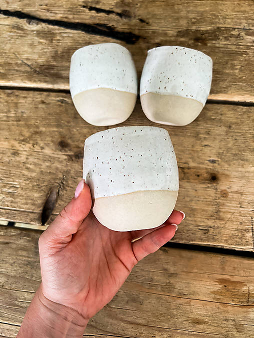 Nádoby - Rucne robene salky na velku kavu - 17626120_