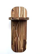 Nábytok - Držiak na kvetináč - akácia - 17625938_