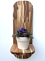 Nábytok - Držiak na kvetináč - akácia - 17625939_