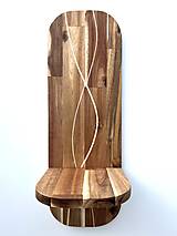 Nábytok - Držiak na kvetináč - akácia - 17625940_