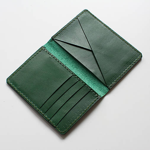Pánske tašky - Card holder/kožená mini peňaženka na karty - 17626752_