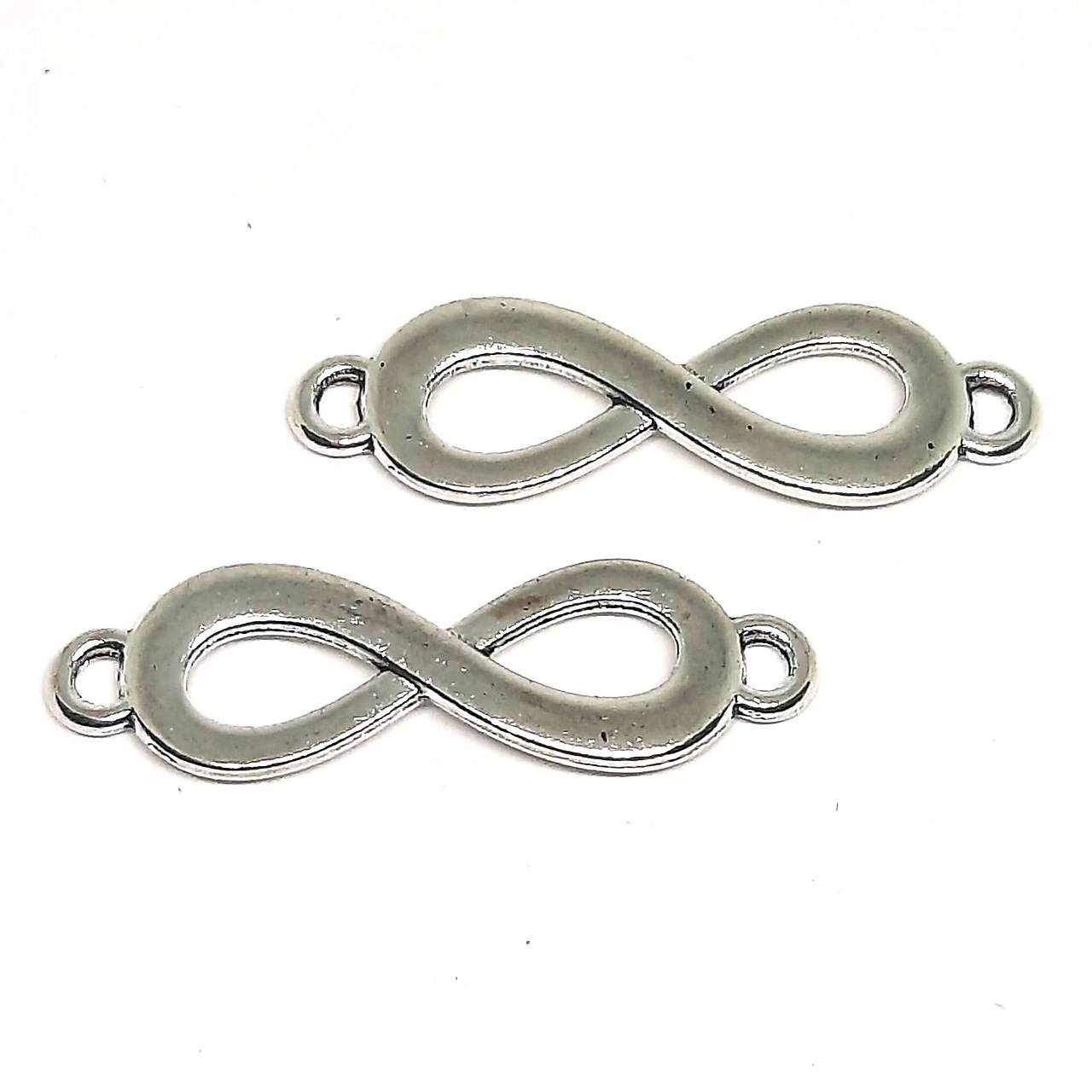 Medzikus "Infinity"-1ks (29x8,7mm-st.striebro)