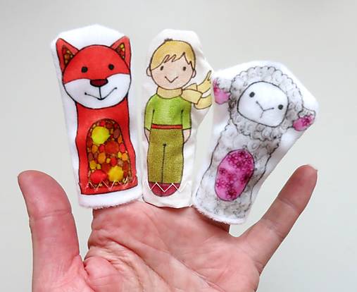MINI pršteková maňuška - sada Malý princ