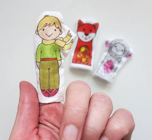 MINI pršteková maňuška - sada Malý princ
