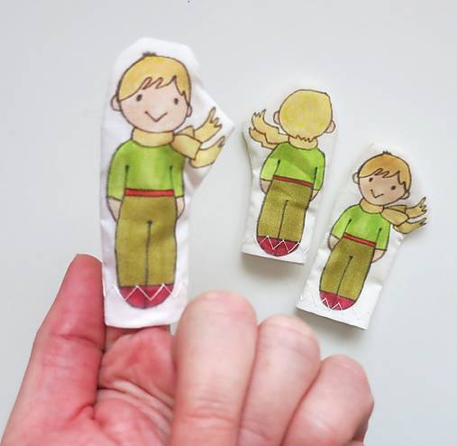 MINI pršteková maňuška - sada Malý princ